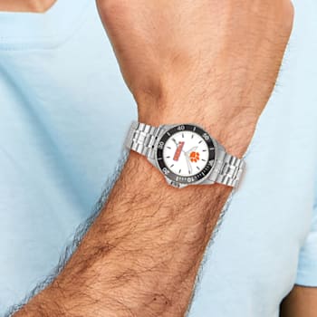 LogoArt Clemson University Champion Gents Watch