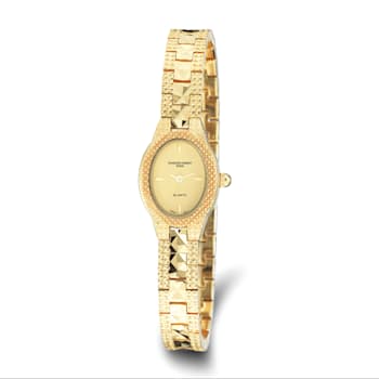 Ladies Charles Hubert Gold-finish Brass Gold Dial 18x22mm Watch