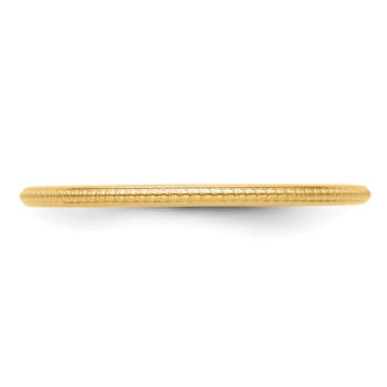 10K Yellow Gold 1.2mm Bead Stackable Expressions Band
