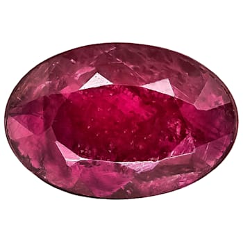 Ruby 6x4mm Oval Mixed Step Cut .30ct