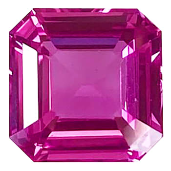 Pink Sapphire 7.2x7.2mm Emerald Cut 2.08ct