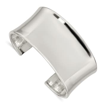 Sterling Silver 30mm Cuff Bracelet