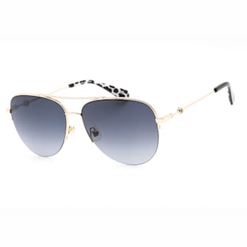 Kate Spade MAISIE Gold Aviator Frame / Gray Lenses Sunglasses