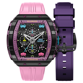 Nubeo Magellan Chronograph Space Invaders Purple Stainless Steel Band
Limited Edition Watch