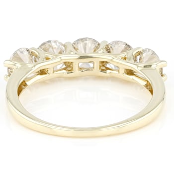 Lab-Grown Diamond Five-Stone Band Ring In 14K Gold 2.00ctw