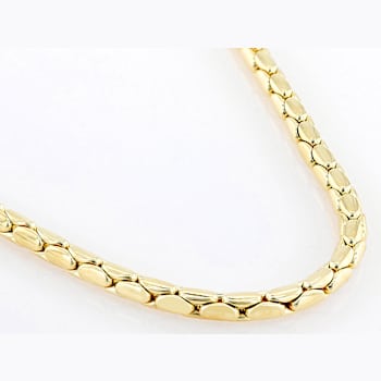 Cardano Chain Necklace 18K Gold Over Bronze