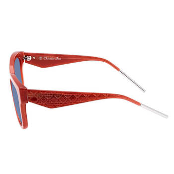 Christian Dior Verydior 1N Opal Color Frame / Blue Lens Sunglasses