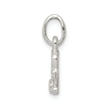 Sterling Silver Letter R with Enamel Pendant