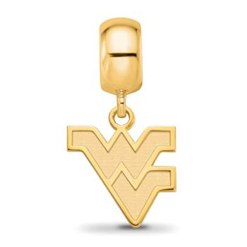 14K Yellow Gold Over Sterling Silver LogoArt West Virginia University
Small Dangle Bead