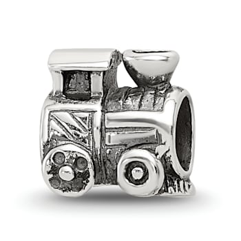 Sterling Silver Train Bead