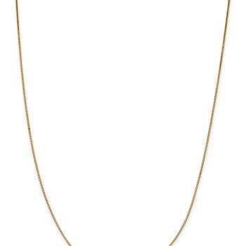 14k Yellow Gold 0.95mm Box Chain 22 Inches