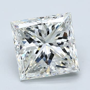 3.02ct White Square Mined Diamond I Color, VS2, GIA Certified