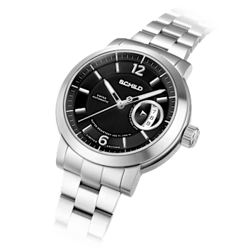 Schild Heinrich Minimal Swiss Black Dial White Stainless Steel Band
Automatic Limited Edition Watch