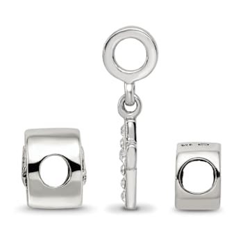 Sterling Silver Reflections Religious Boxed Bead Set