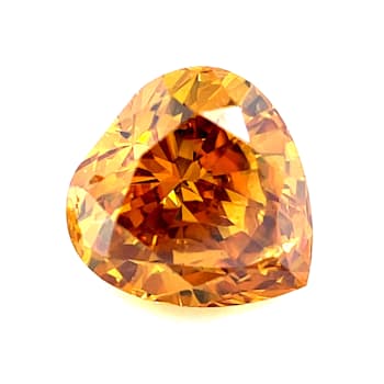 Natural Yellow Diamond 6.37x6.23mm Heart Shape 1.01ct