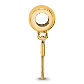 14K Yellow Gold Over Sterling Silver LogoArt University of Tennessee
Small Dangle Bead