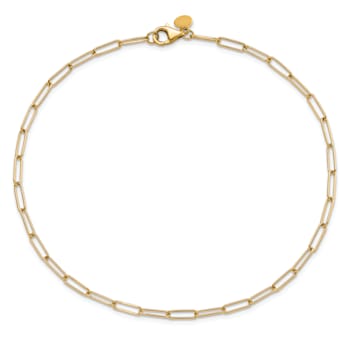 14K Yellow Gold Polished Fancy Link Bracelet