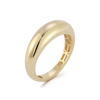 Bellissima Gold 14K Yellow Gold Thin Dome Ring