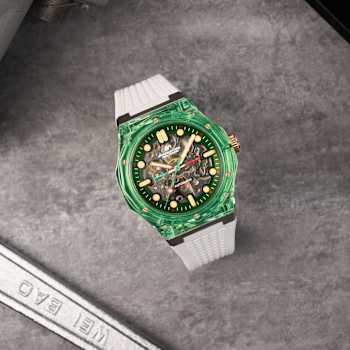 Dominatore Del Mare Ravello Green Dial Green Bezel White Stainless Steel
Band Automatic Watch