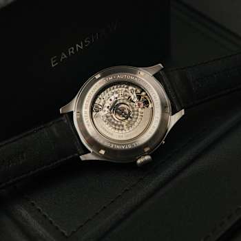 Thomas Earnshaw Baron Grand Date Calendar Open Heart Automatic