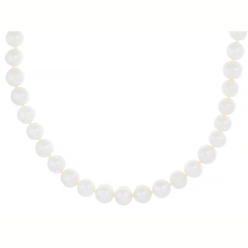 6mm Cultured Freshwater Pearl Strand Necklace in Sterling Silver