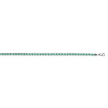 Teal Leather 14" with 2" Extension Choker or Wrap Bracelet