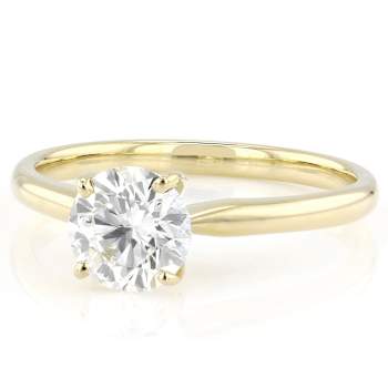 Lab-Grown Diamond Solitaire Ring In 14K Gold 1.10ct