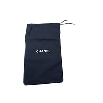 Chanel Visor Square Black Frame with Silver Logo / Gray Lenses Sunglasses