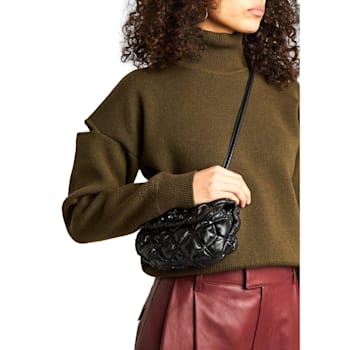 Valentino Garavani Spikeme Black Studded Leather Small Crossbody Bag