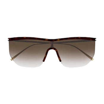 Saint Laurent Havana Brown Frame / Brown Lenses Sunglasses
