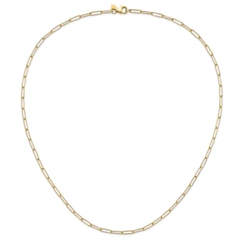 14K Yellow Gold Polished Fancy Link Necklace