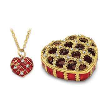 PEEK-A-BOO Decorative Heart Trinket Box
