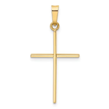 14k Yellow Gold Cross Pendant