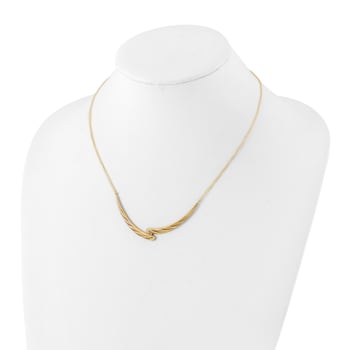 14K Yellow Gold Polished Necklace