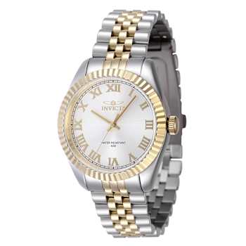 Invicta Specialty 36mm Silver Dial Two-Tone Stainless Steel Watch
