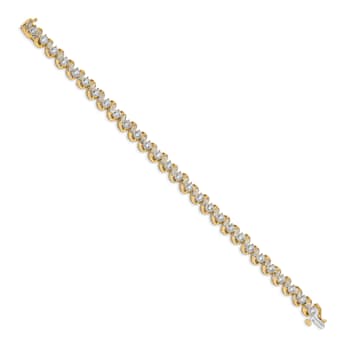 14k Yellow Gold and 14k White Gold with Rhodium over 14k Yellow Gold
Diamond Bracelet