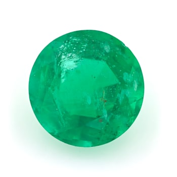 Zambian Emerald 5.7mm Round 0.63ct