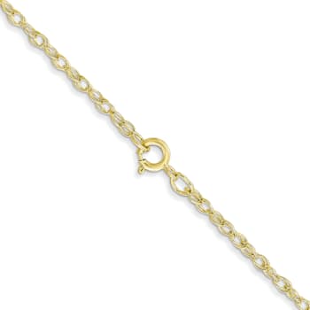14k Yellow Gold 1.35mm Solid Cable 24 Inch Chain