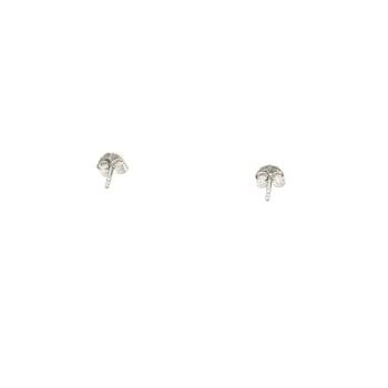 Rhodium Over Sterling Silver 9x7mm Pear Shape Aquamarine and White Cubic
Zirconia Earrings 3.40ctw