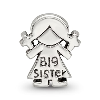Sterling Silver Big Sister Bead