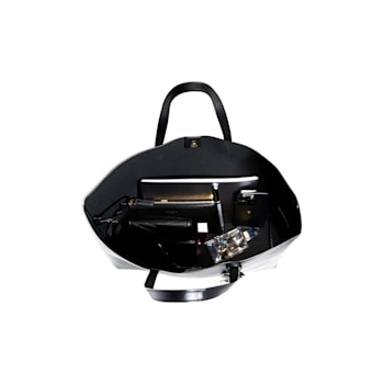 Yves Saint Laurent East-West Shopping Tote in Black