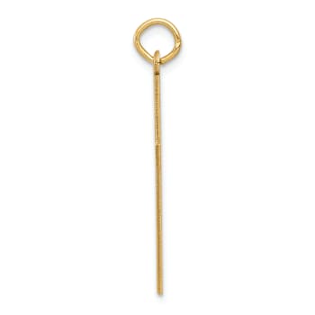 14k Yellow Gold Laser Designed Cross Pendant