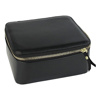 Mele and Co Black Bento Travel Jewelry Case