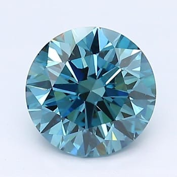 1.14ct Deep Blue Round Lab-Grown Diamond VS1 Clarity GIA Certified