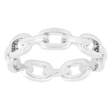 Stackable Ring Set With CZ In Rhodium Over Brass 1.07ctw