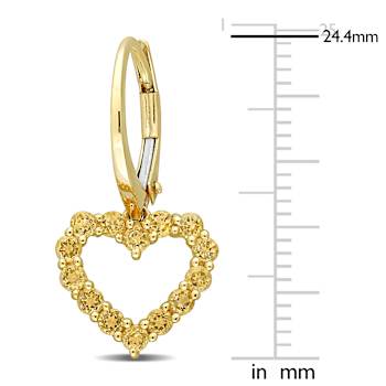 Citrine 10K Yellow Gold Earrings 1.12ctw