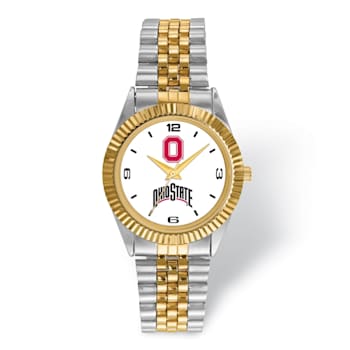 LogoArt Ohio State University Pro Two-tone Gents Watch