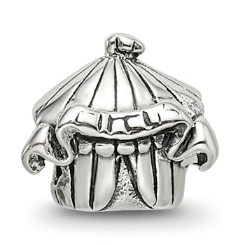 Sterling Silver Circus Tent Bead