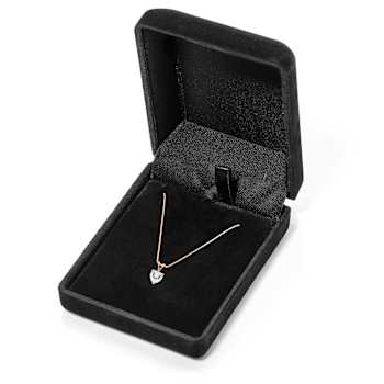 White Cubic Zirconia 14k Rose Gold Pendant With Chain 2.00ctw