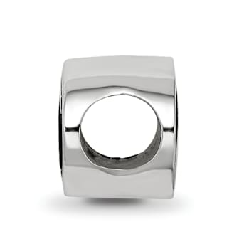 Sterling Silver LogoArt Delta Delta Delta Oval Greek Letters Bead